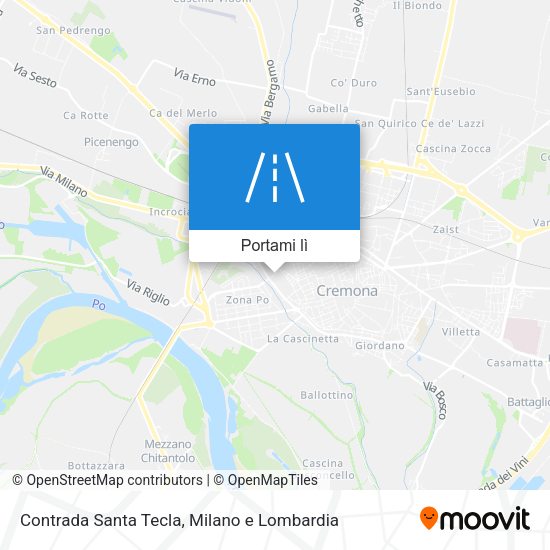Mappa Contrada Santa Tecla