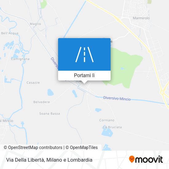 Mappa Via Della Libertà