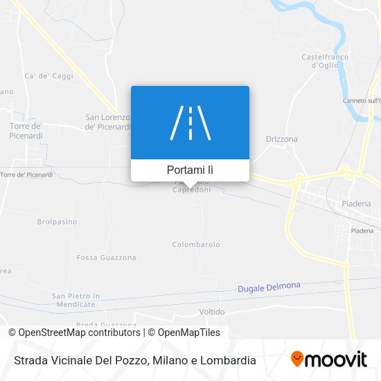 Mappa Strada Vicinale Del Pozzo