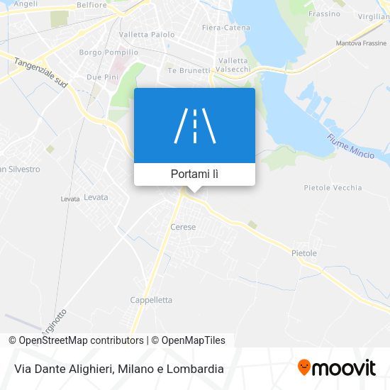 Mappa Via Dante Alighieri