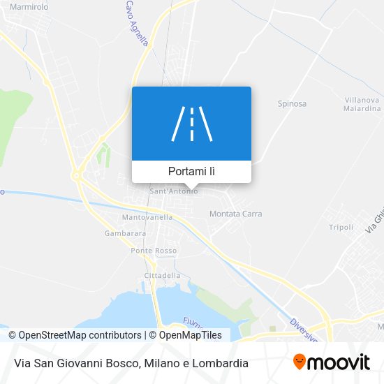 Mappa Via San Giovanni Bosco