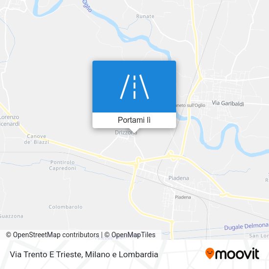 Mappa Via Trento E Trieste