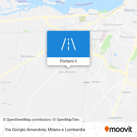 Mappa Via Giorgio Amendola