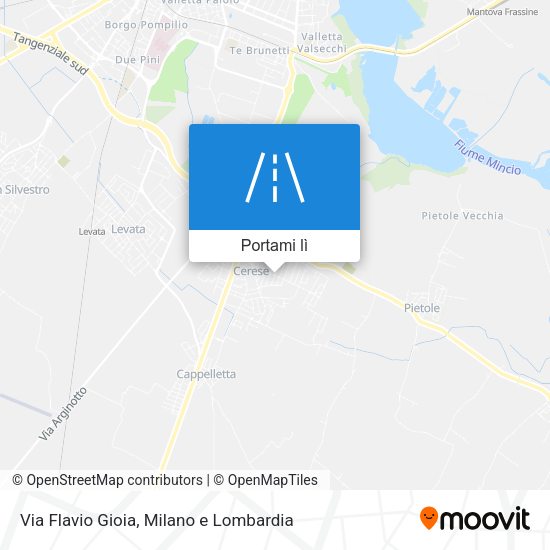 Mappa Via Flavio Gioia