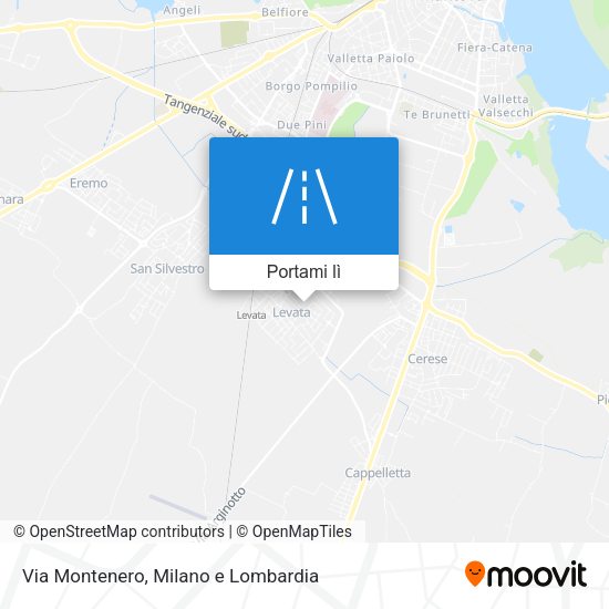 Mappa Via Montenero