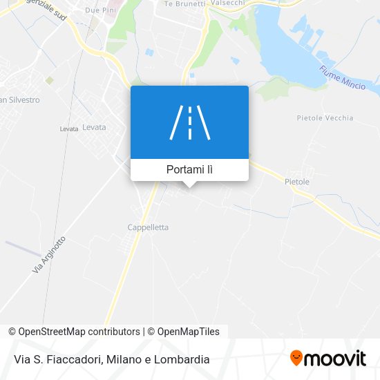 Mappa Via S. Fiaccadori