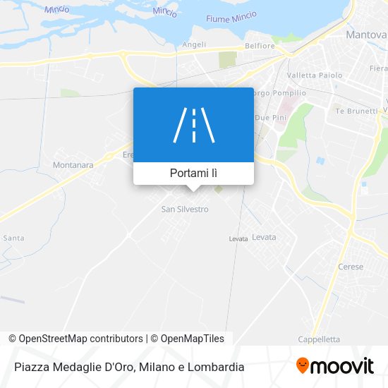 Mappa Piazza Medaglie D'Oro