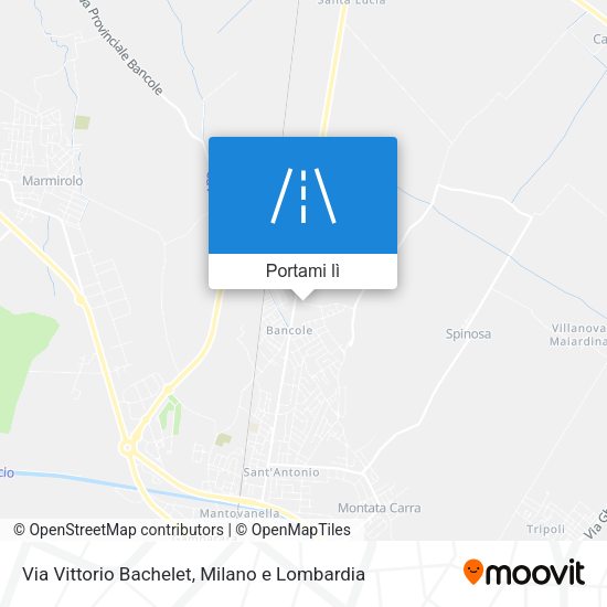 Mappa Via Vittorio Bachelet
