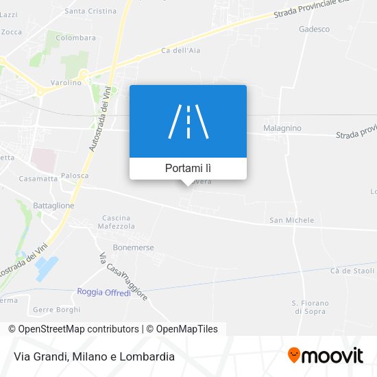 Mappa Via Grandi