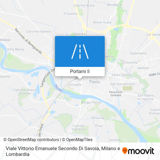 Mappa Viale Vittorio Emanuele Secondo Di Savoia