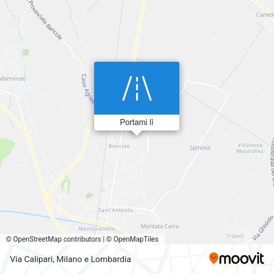 Mappa Via Calipari