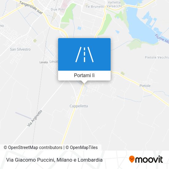 Mappa Via Giacomo Puccini