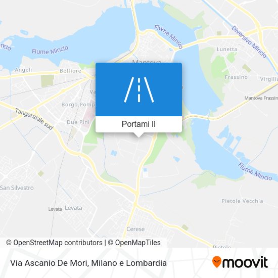 Mappa Via Ascanio De Mori