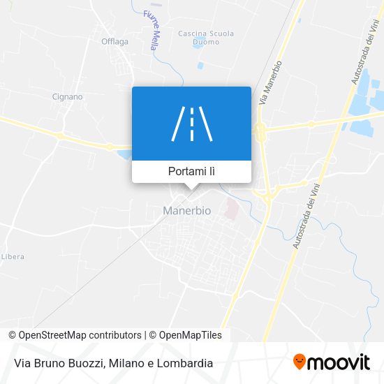 Mappa Via Bruno Buozzi