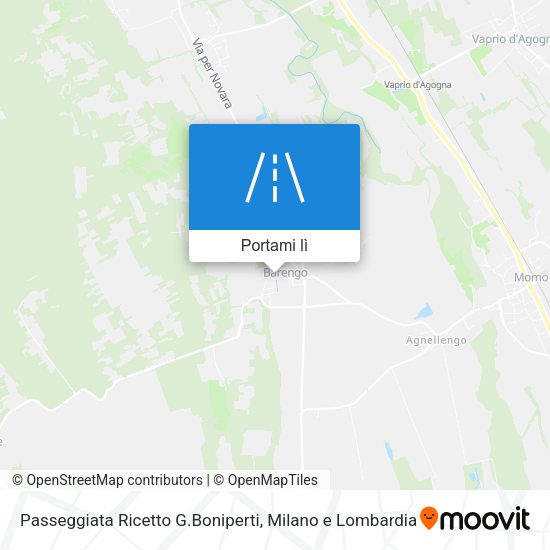 Mappa Passeggiata Ricetto G.Boniperti