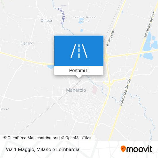 Mappa Via 1 Maggio