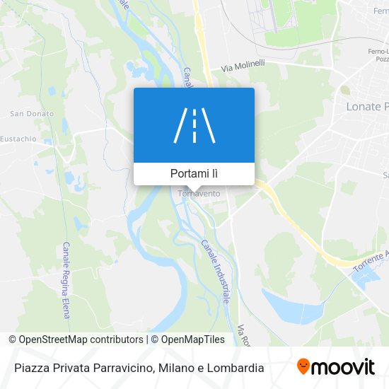 Mappa Piazza Privata Parravicino