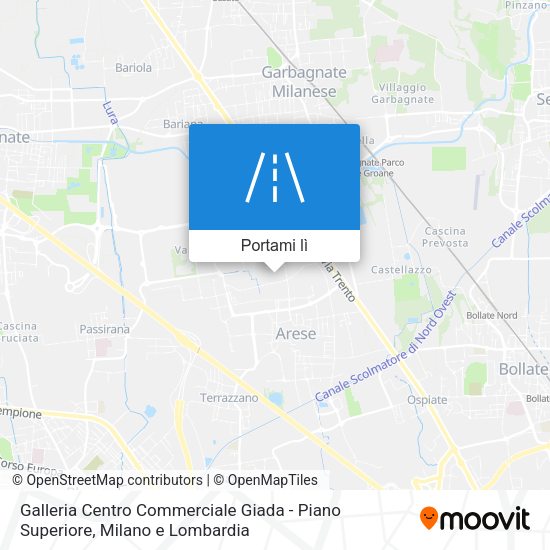 Mappa Galleria Centro Commerciale Giada - Piano Superiore