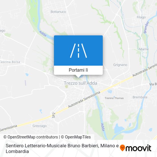 Mappa Sentiero Letterario-Musicale Bruno Barbieri