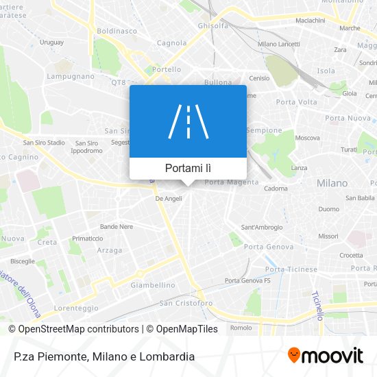 Mappa P.za Piemonte
