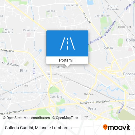 Mappa Galleria Gandhi