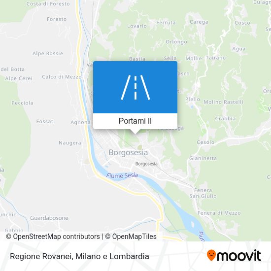 Mappa Regione Rovanei