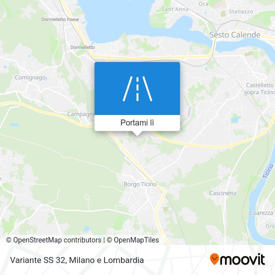 Mappa Variante SS 32