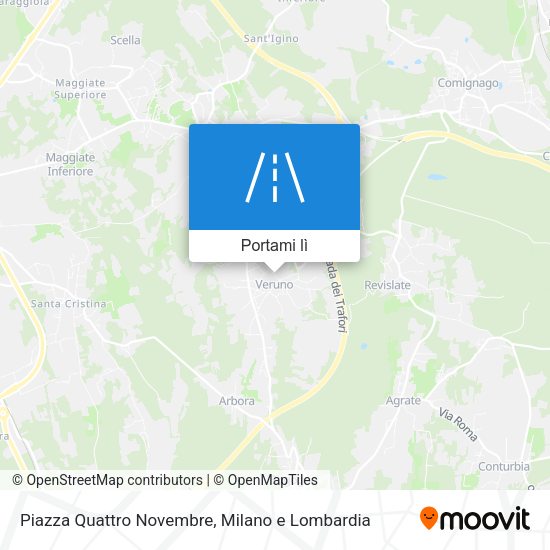 Mappa Piazza Quattro Novembre