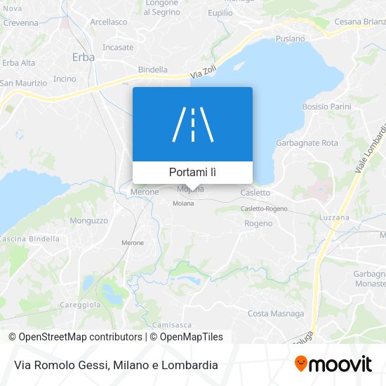 Mappa Via Romolo Gessi