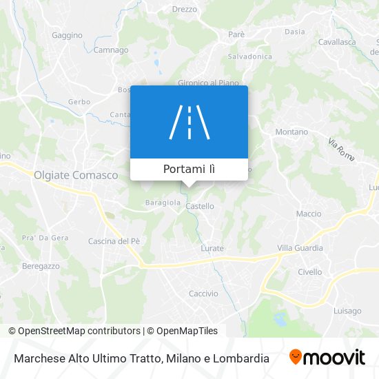 Mappa Marchese Alto Ultimo Tratto