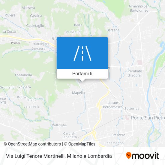 Mappa Via Luigi Tenore Martinelli