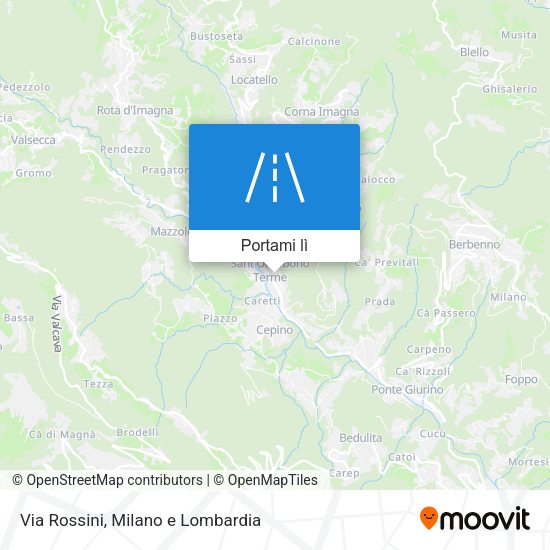 Mappa Via Rossini