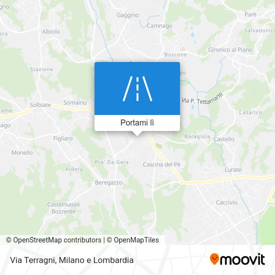 Mappa Via Terragni