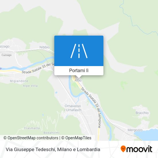 Mappa Via Giuseppe Tedeschi