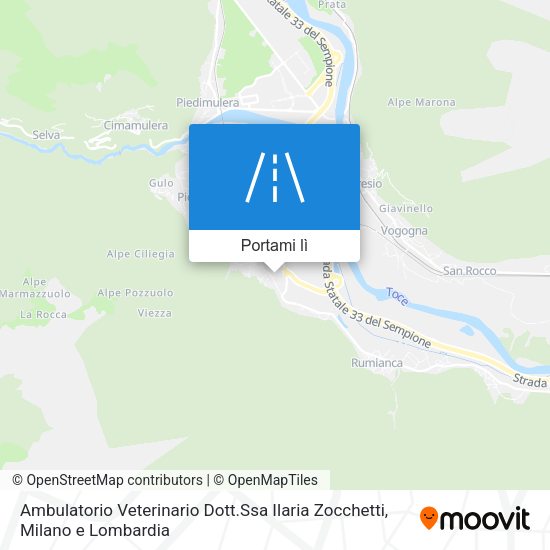Mappa Ambulatorio Veterinario Dott.Ssa Ilaria Zocchetti