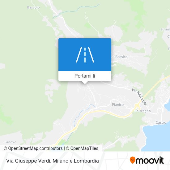 Mappa Via Giuseppe Verdi
