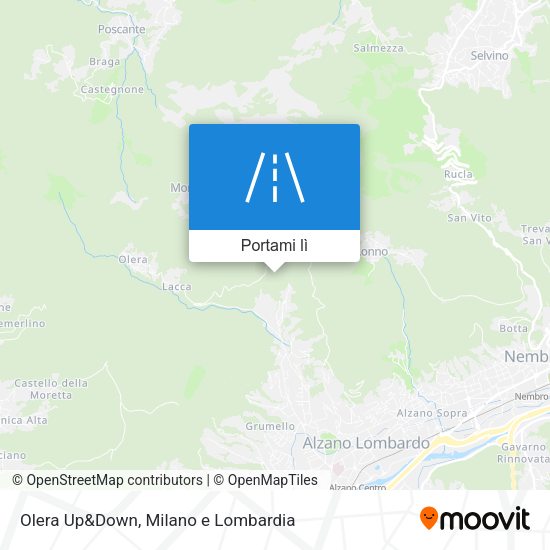 Mappa Olera Up&Down