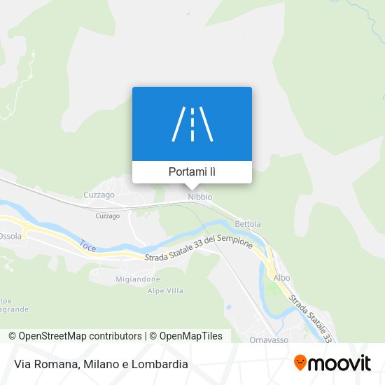 Mappa Via Romana