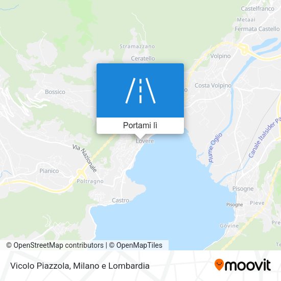 Mappa Vicolo Piazzola