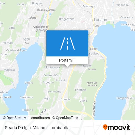 Mappa Strada Da Igia