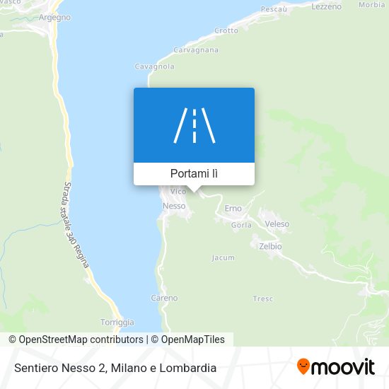 Mappa Sentiero Nesso 2