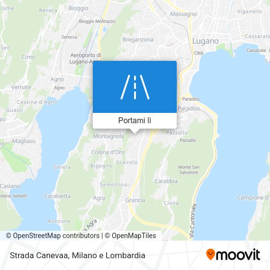 Mappa Strada Canevaa