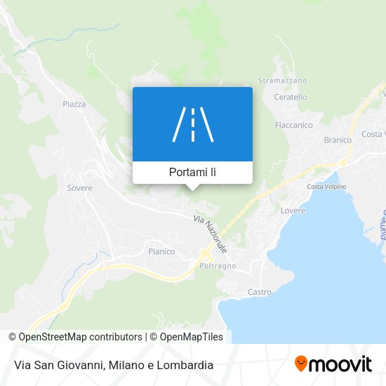 Mappa Via San Giovanni