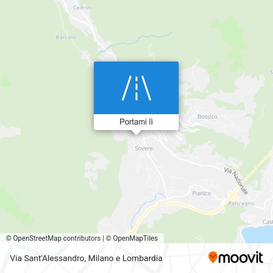 Mappa Via Sant'Alessandro