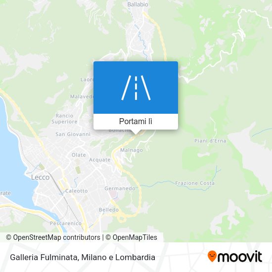 Mappa Galleria Fulminata