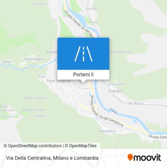 Mappa Via Della Centralina