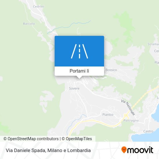 Mappa Via Daniele Spada