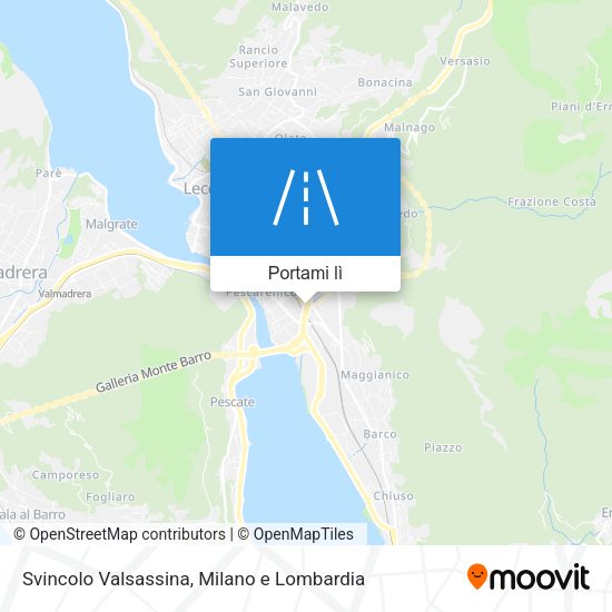 Mappa Svincolo Valsassina