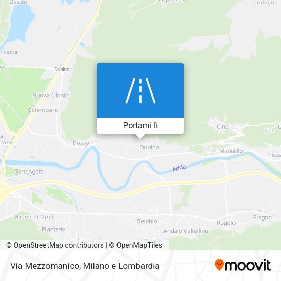 Mappa Via Mezzomanico