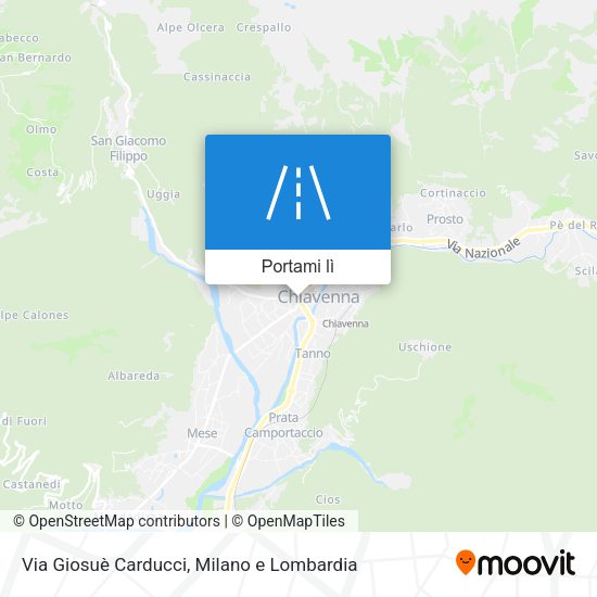 Mappa Via Giosuè Carducci